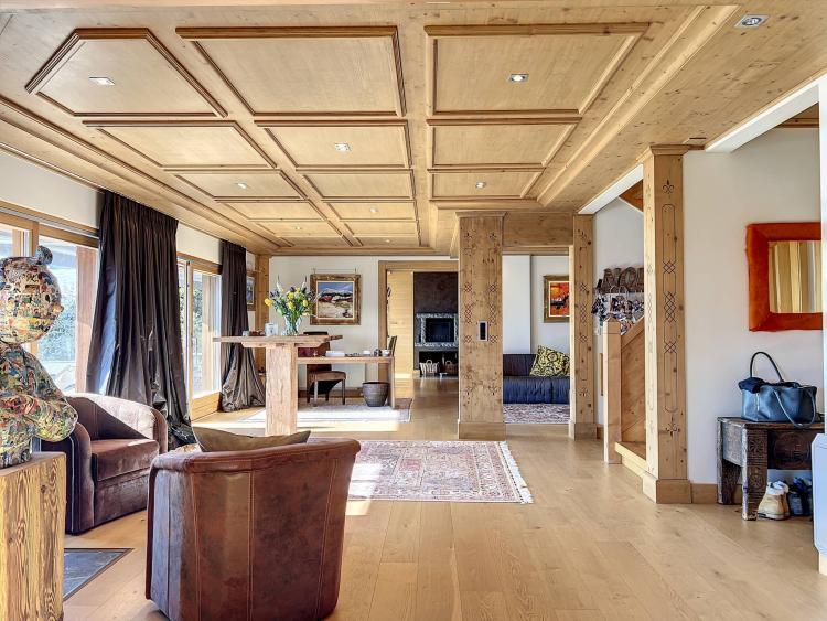 Magnifique chalet avec vue panoramique sur la plaine du Rhône et les Alpes