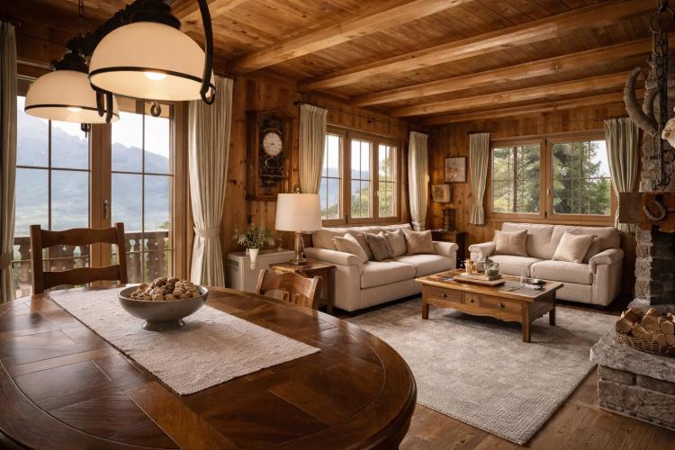 147 M² De Charme Alpin Avec Vue Panoramique
