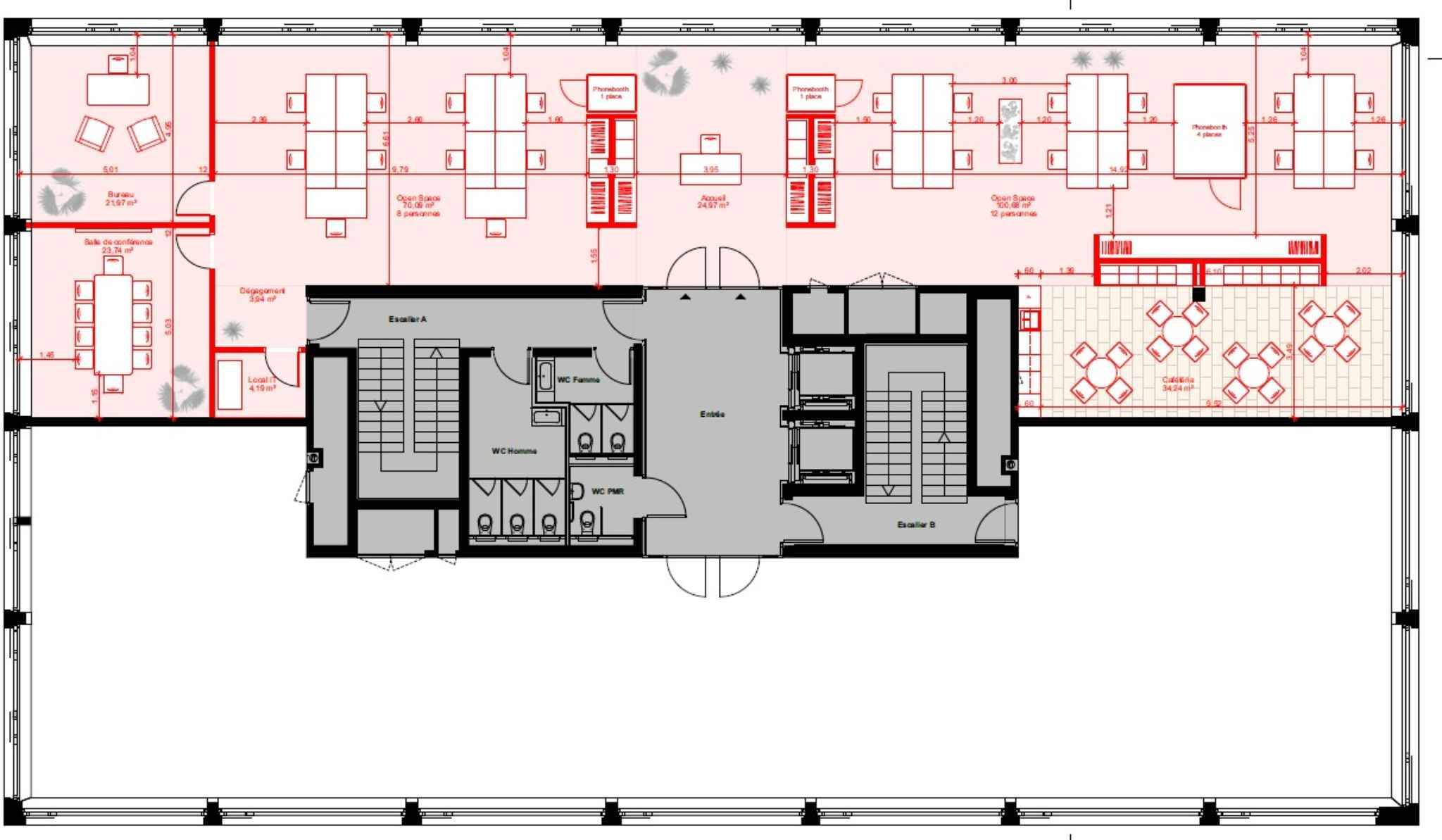 Bureaux Plug & Play à louer – Secteur Aéroport