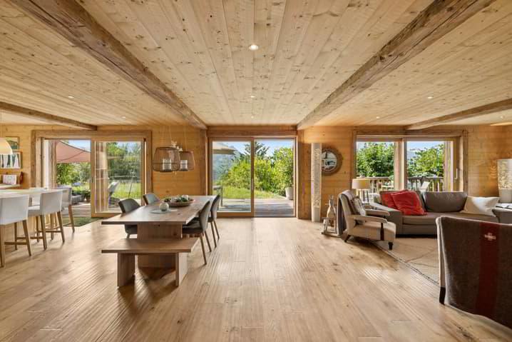 Elegantes Familienchalet mit Panoramablick & Terrassengarten